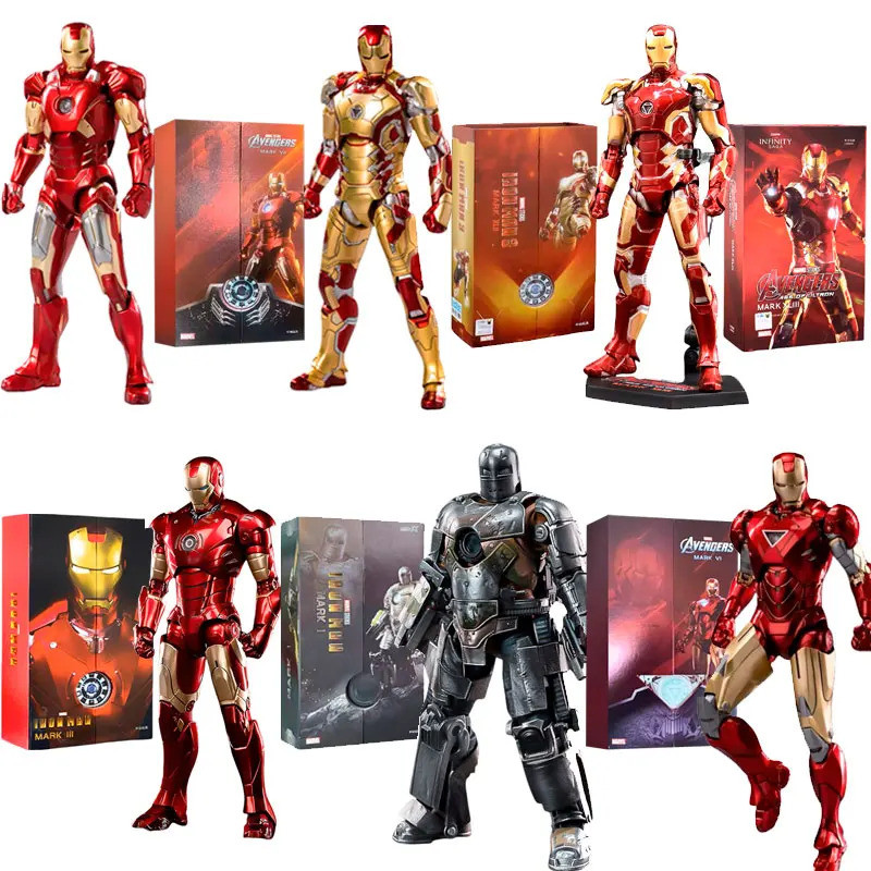 ZD Original Iron Man Legends Mk42 War Machine MK1 MK2 MK3 MK4 MK5 MK6 MK7 Spider-Man Avengers Infini
