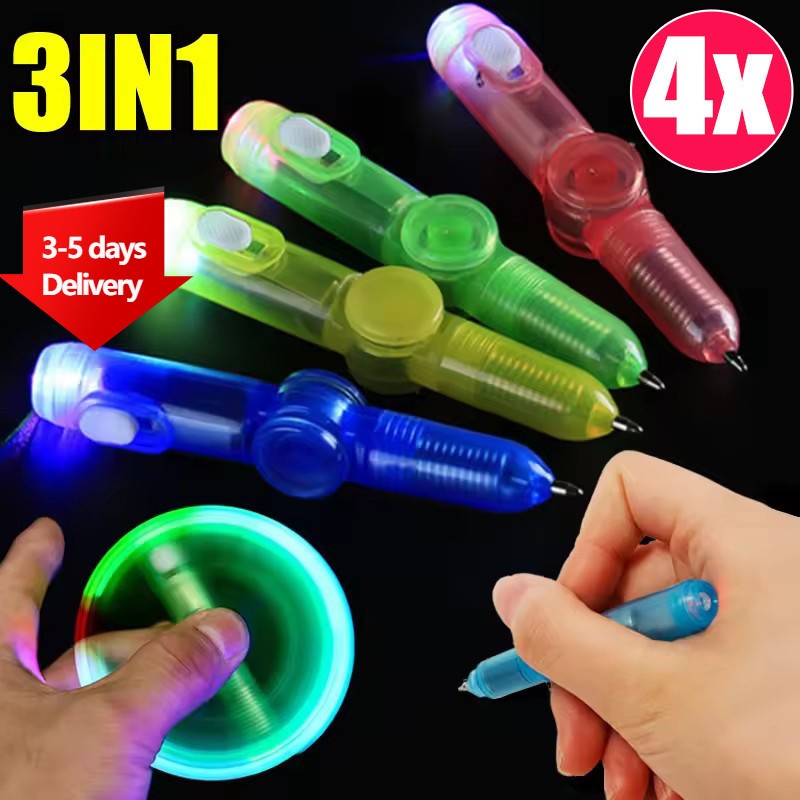 [3-5 วันมาถึง] Discreet Hand Spinner & Writer Combo ปากกาบรรเทาความเครียดที่ราบรื่นเป็นพิเศษ | สมาธิ