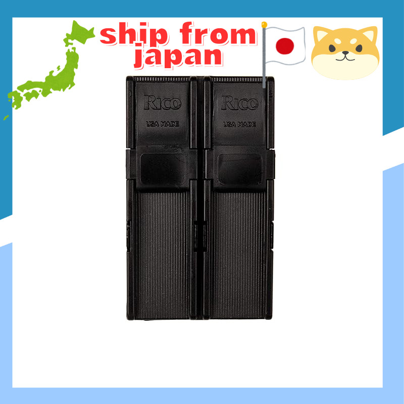 D'Addario Woodwinds Rico Reed Guard for Alto Saxophone & Clarinet - Holds 4 Reeds