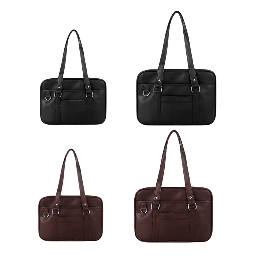 [Qklmdt] Japanese Bag Satchel Casual Japanese Shoulder Bag for Work Commuting Party