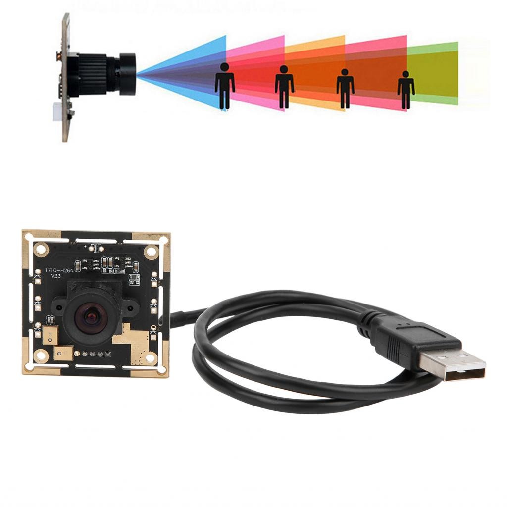 โมดูลกล้อง HD อินเทอร์เฟซ USB HBV-1710-H264 V33 สําหรับ WinXP/Win7/Win8/Win10/OS X/Linux