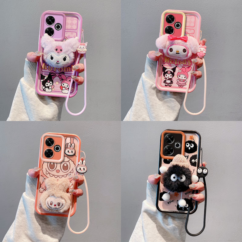 เคส  redmi 13 poco m6  เคสโทรศัพท์ตุ๊กตาผ้ากํามะหยี่สําหรับเคส redmi 13 poco m6