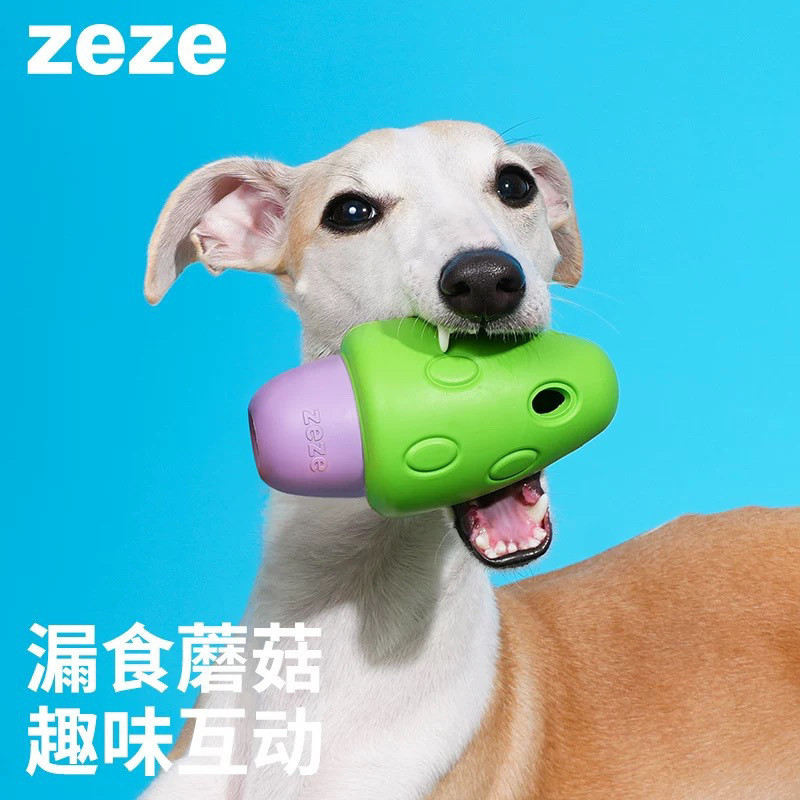 Zeze Dog Leaky Food ของเล่นทิเบต Self-Happy บรรเทาความเบื่ออาหารรั่ว Ball Puppy Energy Consum