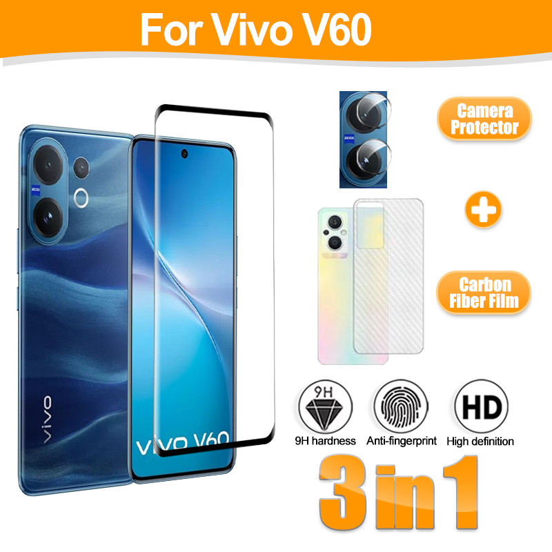ฟิล์ม Vivo V60 กันรอยหน้าจอ สำหรับ Vivo V60 V50 V50e V40 Pro V40e V30 Pro V30e กระจกนิรภัย ฟิล์มหน้า