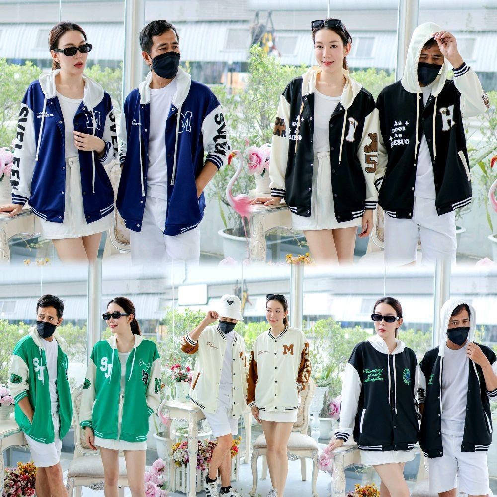 รวมเสื้อแจ็คเก็ตแขนยาว กระเป๋าหน้า สกีนลาย กันแดด กันลม กันหนาว ใส่ได้ทุกโอกาศ