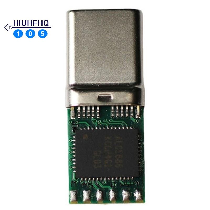 Hiuhfhq106ALC5686 ชิป Type-C ดิจิตอลหูฟังปลั๊ก DAC ถอดรหัสอะแดปเตอร์เชื่อมต่อ