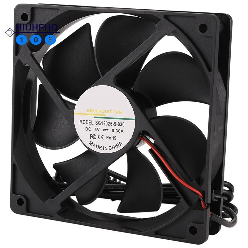 Hiuhfhq1065V Usb 2000RPM 12CM พัดลมระบายความร้อนเครื่องทําความเย็นความเร็วสูงสําหรับ Iceriver KS0 KS