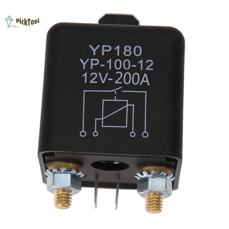 (ขายร้อน) 12v DC 200A High Power Car Relay Truck Motor Conuous Type Automotive Switch ใหม่