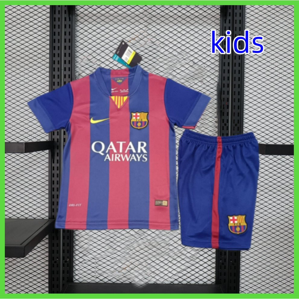 2014/15 Barcelona Jersey Retro เสื้อฟุตบอลเด็ก