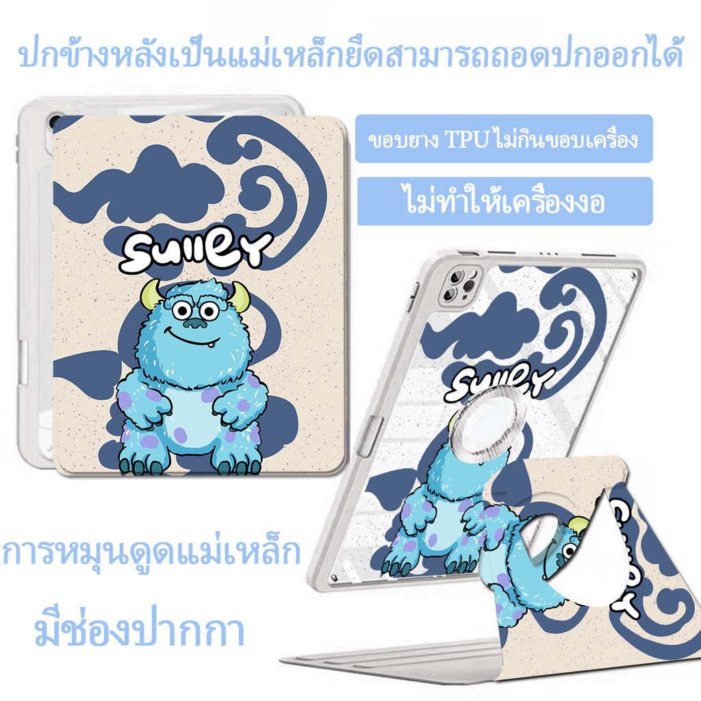 พร้อมส่ง for air1/2 gen5/6 9.7 Gen7/8/9 Air3 Air4/5 10.9 Pro11 gen10 mini4/5 เคสไอแพด สไตล์การ์ตูน สามารถถอดฝาครอบออกได้