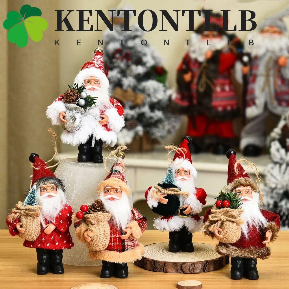 Kentontllb ตุ๊กตาซานตาคลอสปีใหม่ขนาดใหญ่ N1N ตุ๊กตา Xmas Tree Drop เครื่องประดับตกแต่งบ้านตารางตกแต่งคริสต์มาส