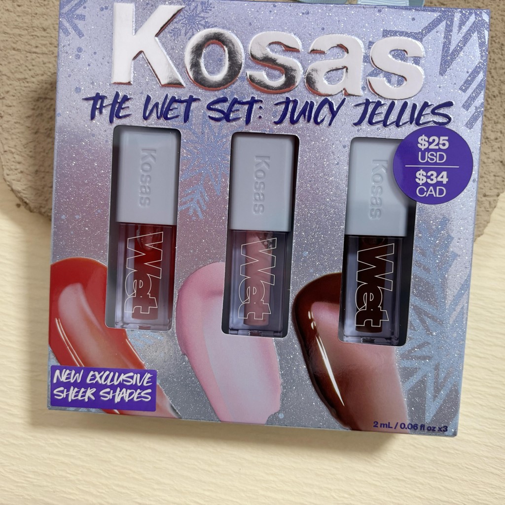 Kosas The Wet Set: Juicy Jellies Sheer Lip Oils
