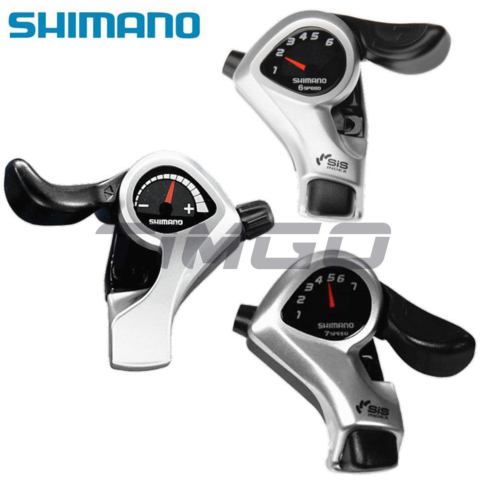 Shimano Tourney MTB จักรยานพับจักรยานเสือภูเขา SL-TX50 36/7 ความเร็ว SIS Thumb Gear Shifter Trigger Lever พร้อมสายเคเบิลด้านใน