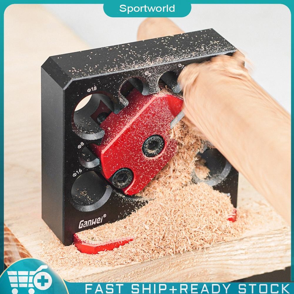ปรับ Dowel Maker Jig พร้อมใบมีดคาร์ไบด์เครื่องมือเสริม 8 มม.-20 มม.สว่านไฟฟ้า Milling Dowel รอบ Rod งานไม้