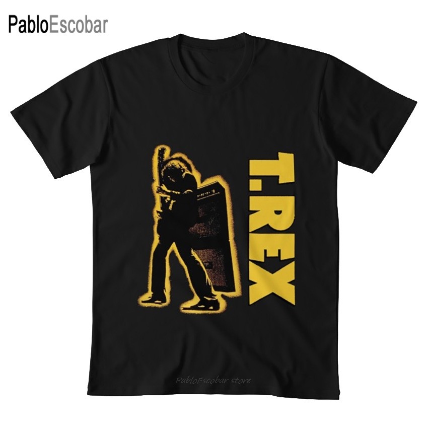 ที. เลื่อนเสื้อยืด rex sade kinks band t rex trex rock