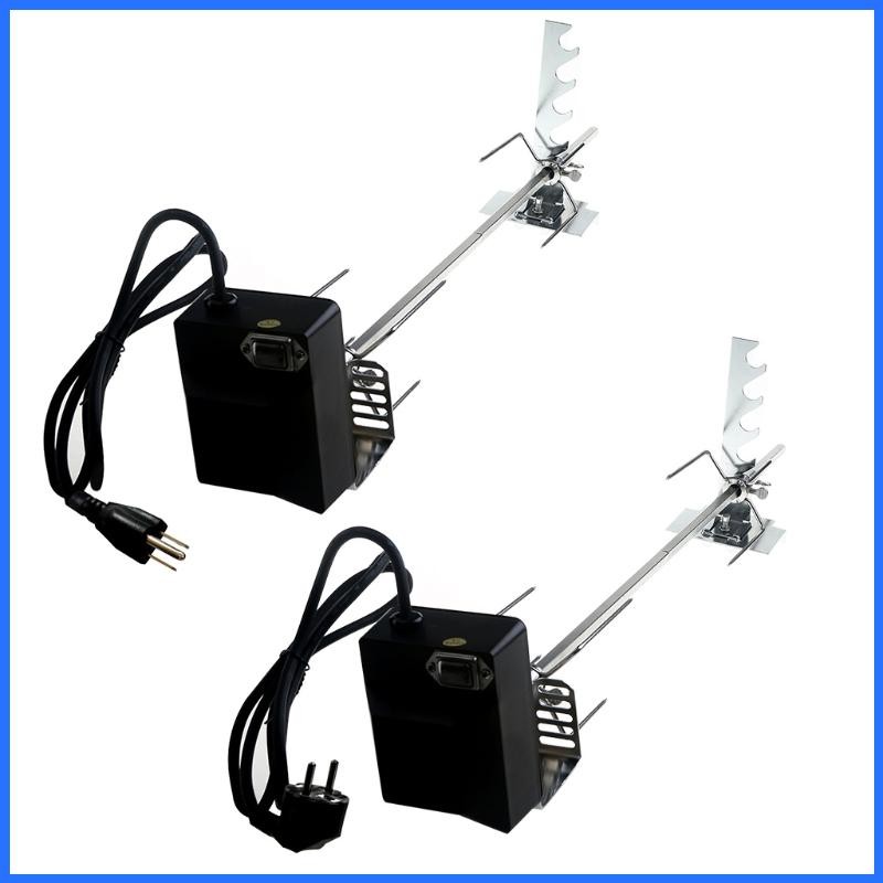 Con Universal อัตโนมัติย่าง Rotisserie ชุด 4W มอเตอร์ไฟฟ้า BBQ Bracket Spit Rod ผู้ถือส้อม Fixing สกรูบาร์ ราคา ถูกที่สุด ดีลบีเคเค