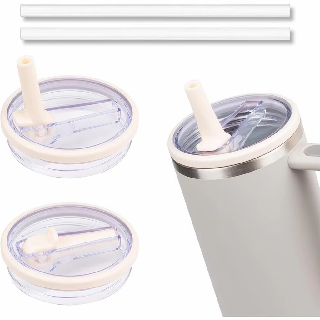 ร้านคนไทย! ฝาปิดแก้วน้ำเยติ 40 oz ฝาปิดพลาสติก 40 ออนซ์ กันฝุ่น พร้อมหลอดดูดน้ำ - รูปที่ 7