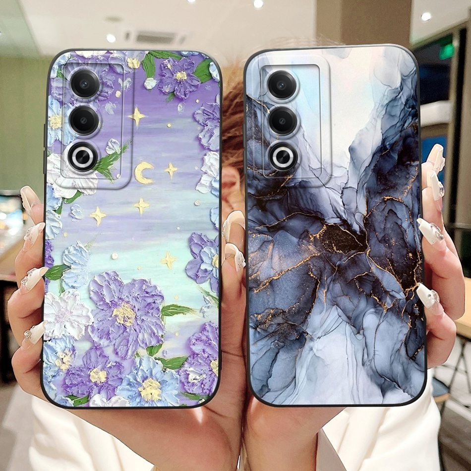 Oppo A3 Pro CPH2639 Cool Moon Milk Ripple รูปแบบเคสโทรศัพท์ Oppo A3Pro 5G เลนส์ป้องกันกรณีซิลิโคนอ่อนนุ่ม