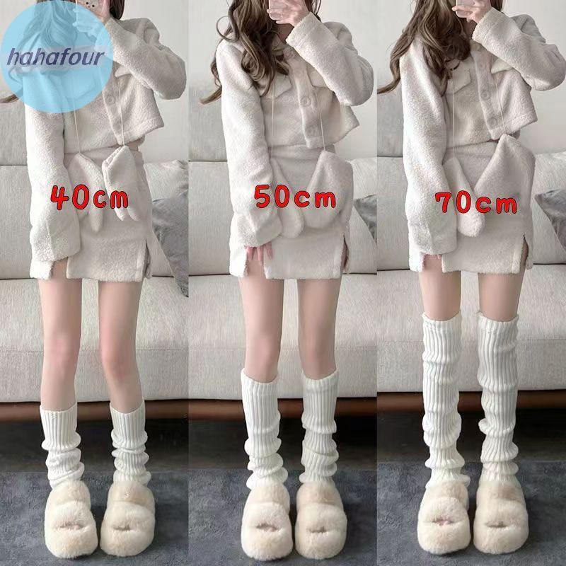Ha 1 คู่คุณภาพสูงผู้หญิง Warm Foot Jk Bubble ถุงเท้าแฟชั่น Lolita สาวนุ่มหลวมสบายๆถุงเท้าอเนกประสงค์ถุงเท้าช้าง﻿ ไทย