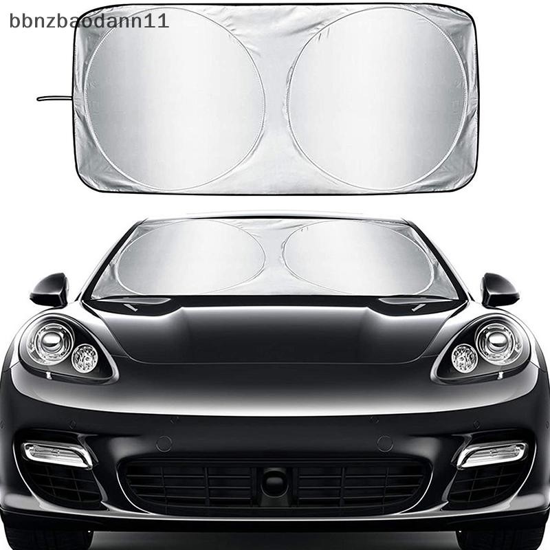 [BBNZDD] 150x70 ซม.ม่านบังแดดรถยนต์ Sun Visor Shade ด้านหน้าด้านหลังหน้าต่างฟิล์มฝาครอบกระจก Uv ปกป้อง Reflector รถ-จัดแต่งทรงผม BVAH