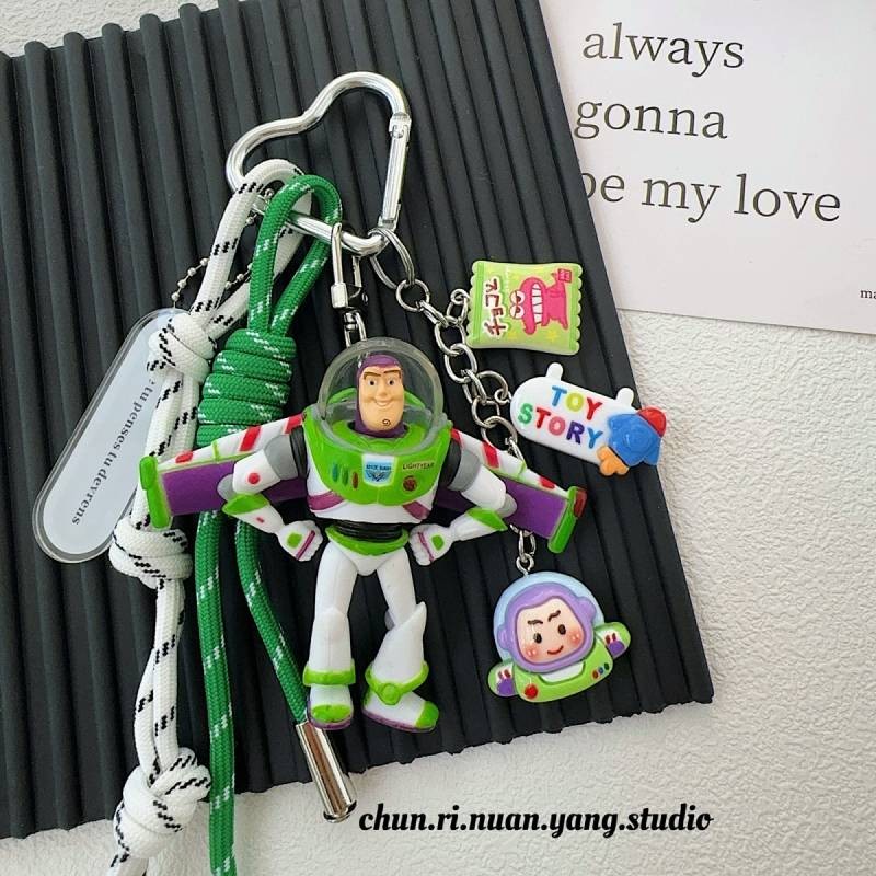 Original Ins Hudi Basguang Year Miu Series Car Keychain Handbag Pendant Woven Lanyard Gift o6CO