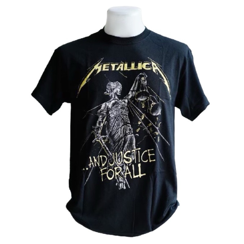 เสื้อวง Metallica ลาย AND JUSTICE FOR ALL TRACKS (2017) ลิขสิทธิ์แท้ UK tee tee