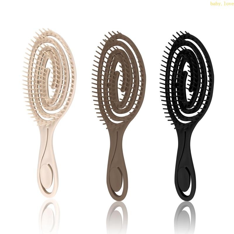 Dasbsug Professional Vented แปรงผมหวี Anti-Static ผ่อนคลายหนังศีรษะนวดเปียกผมแห้งหวี Hairdressing จัดแต่งทรงผม