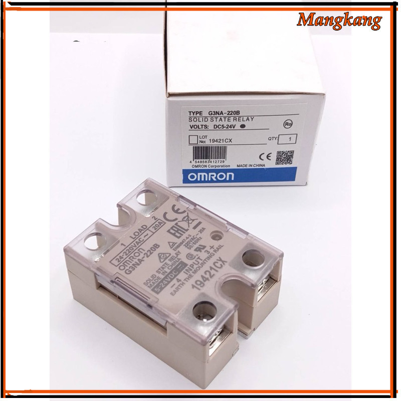 ของใหม่! G3NA - 220B โซลิตสเตทรีเลย์ TYPE G3NA - 220B SOLID STATE RELAY VOLTS: DC5-24V LOT