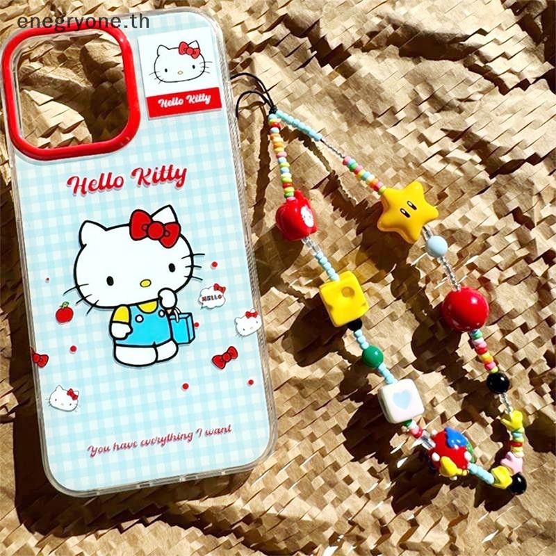 Eoth การ์ตูนน่ารัก Apple Hello Kitty โทรศัพท์ Chain Charm CCD กล้อง Lanyard จี้ Star กระเป๋าแขวนเครื่องประดับตกแต่งของขวัญพวงกุญแจ