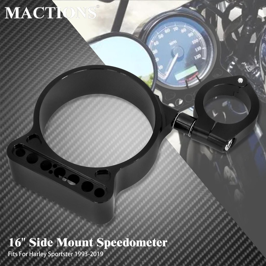 Yรถจักรยานยนต์ Speedometer Side Mount Relocation Bracket เคสสำหรับ Harley Sportster XL883เหล็ก1200 S