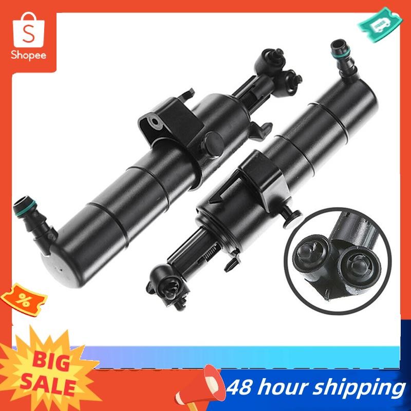 พร้อมสต็อก 1 คู่หัวฉีดเครื่องซักผ้าไฟหน้าสําหรับ Mercedes Benz W212 E200 E350 E500 E63 2128600047 2128600147