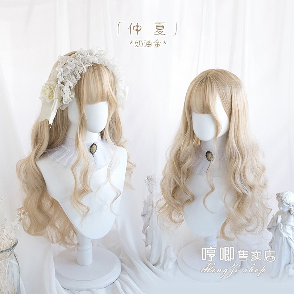 🐭พร้อมส่ง🐭 วิกโลลิต้า ฮาราจูกุ คอสเพลย์ พาสเทล Lolita Harajuku Cosplay Wig - รูปที่ 4