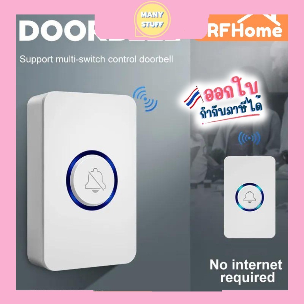 ( มีของพร้อมส่ง ) กริ่งประตูไร้สาย ออดประตูไร้สาย Wireless doorbell (G23)