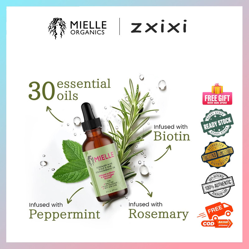 Mielle Organics Rosemary Mint Scalp & Hair Strengthening Oil 59ml