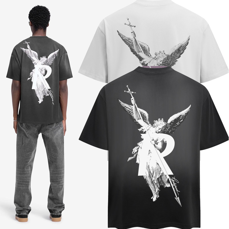 热oper Repnt ARCNGEOL T-SHIRT Vabbage เสื้อยืดแขนสั้นผ้าอเนกประสงค์