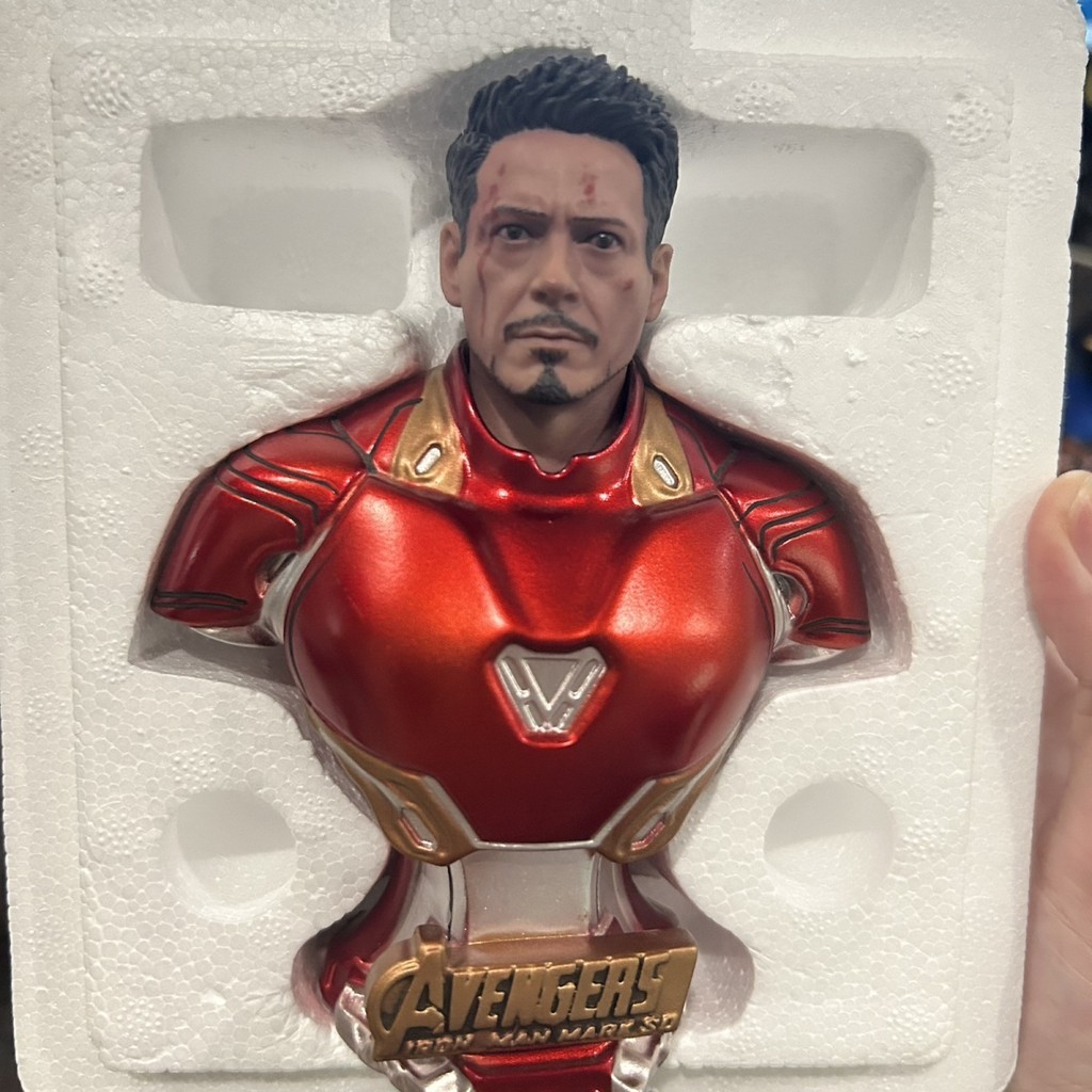 Iron Man mk50Bust Tony Real Person Bold Eagle Garage Kits Model Furnishing Articles Resin High15cm 1/6
