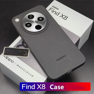 For OPPO Find X8/X8 Pro Original Phone Case Ultra Slim Soft Back Case Shockproof Matte Luxury Rubber Skin Cover Anti-Fingerprint