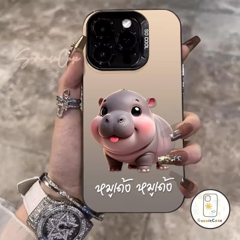 รูปแบบใหม่ Moo Deng สำหรับ Infinix Smart 6 8 Hot 30i 40 7Plus 40i 20 5 Play Note 30Pro Spark GO 20C 20 Pro Camon 20 เคส