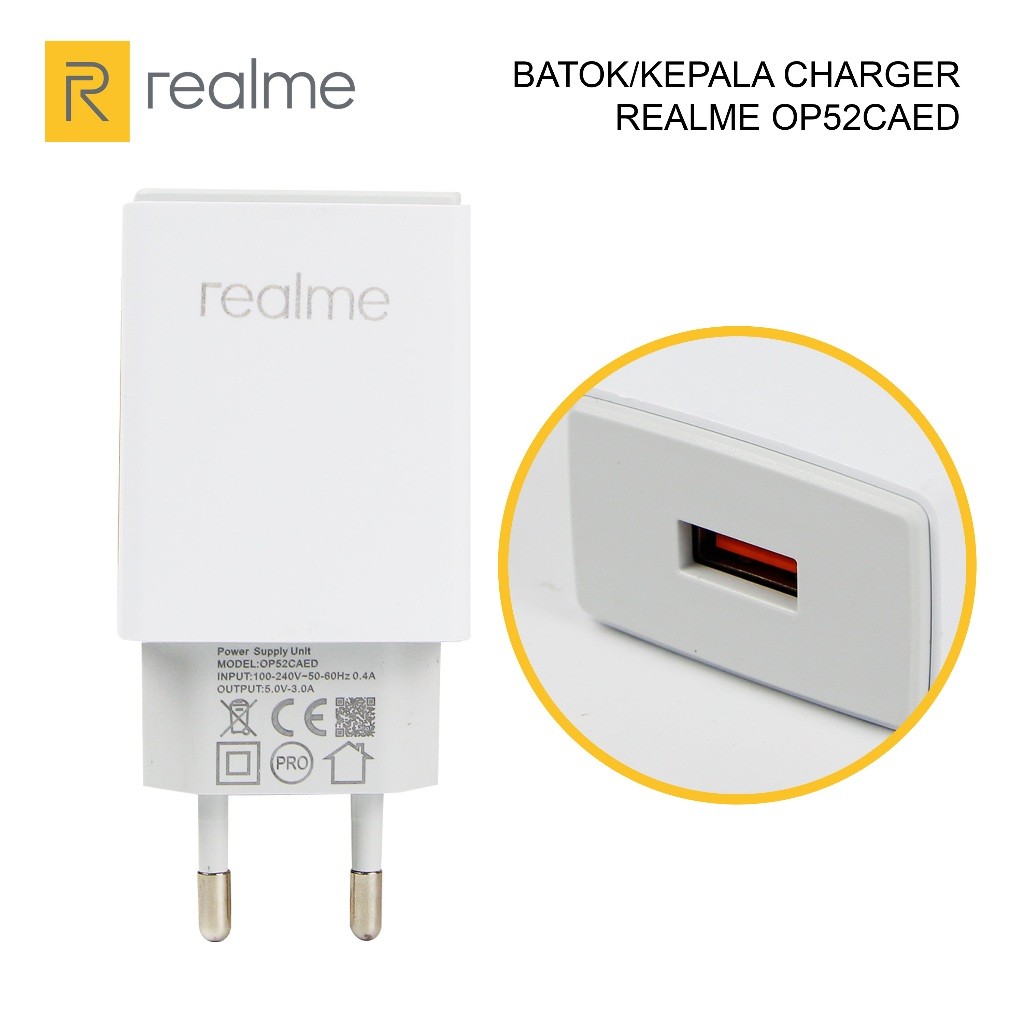 NP CHARGER TC CASAN BATOK REALME 933 / A31 OP52CATED ORIGINAL 99 พร้อมสายเคเบิลไม่มีแพ็ค