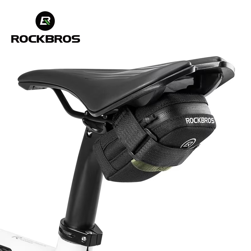 ร็อคโบรส์ อานจักรยานกระเป๋า 0.35 ลิตร มินิแบบพกพา สําหรับเสือภูเขา/ถนน ชุดเครื่องมือซ่อม อุปกรณ์เสริม
