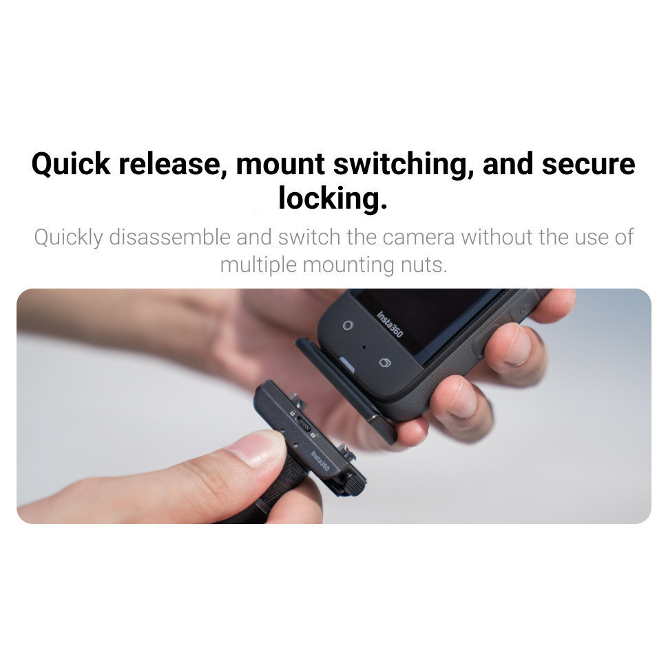 Insta360 Quick Release Mount for X4/Ace pro2/Ace/ X3/One RS/One R/One X2