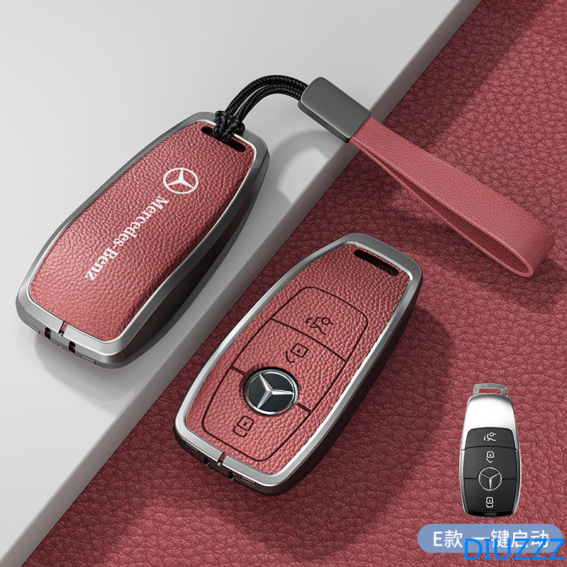 ฝาครอบกุญแจรถกระเป๋าสําหรับ Mercedes Benz CES Class W205 W213 W221 W177 รถ-Styling ผู้ถือพวงกุญแจอุปกรณ์เสริม