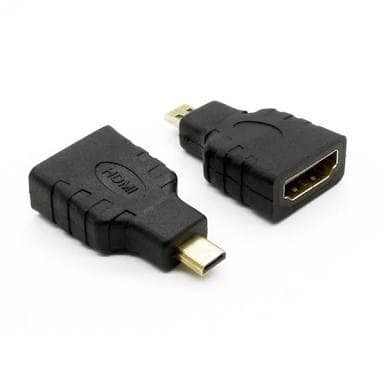 ตัวแปลง Micro HDMI เป็น HDMI ชาย-หญิงตัวแปลงขั้วต่อ Micro HDMI