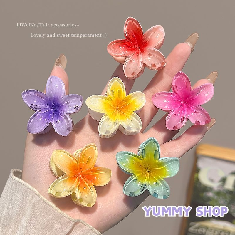 Yummy Shop พร้อมส่ง【TM-3/TM-7】 กิ๊บติดผม กิ๊บหนีบผม ลายดอกไม้ สไตล์ฮาวาย ยุโรป และอเมริกา ฟิลคาวาอี้ เครื่องประดับผม