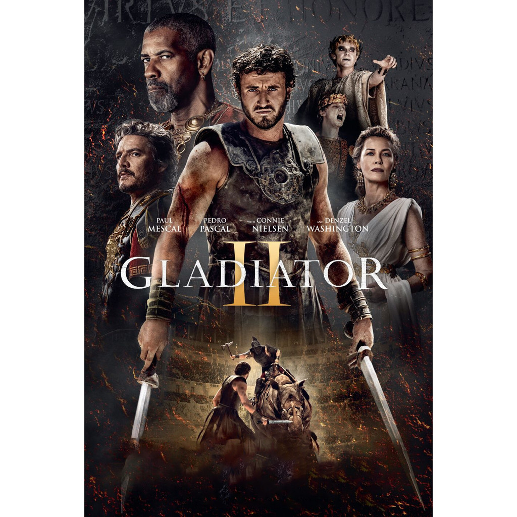 Gladiator II แกลดดิเอเตอร์ นักรบผู้กล้า ผ่าแผ่นดินทรราช 2 (2024) DVD หนังใหม่ ภาพ 80% พากย์ไทยโรง