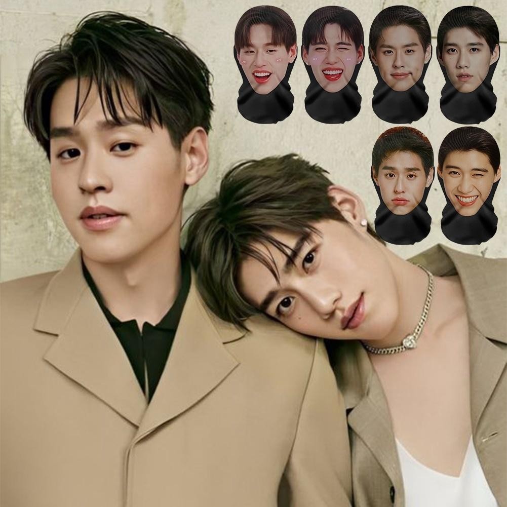 หน้ากากไร้รอยต่อพร้อมผ้าพันคอกันลม แบบสวมใส่ง่าย สไตล์ทันสมัย