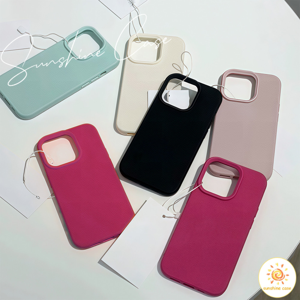 COD เคสไอโฟน14 ลายหนัง สไตล์แฟชั่น ป้องกันรอย ใช้กับ IPhone11 12 13 14 15 16 Pro PROMAX 7/8PLUS X/XR/XS/XSMAX กันกระแทก