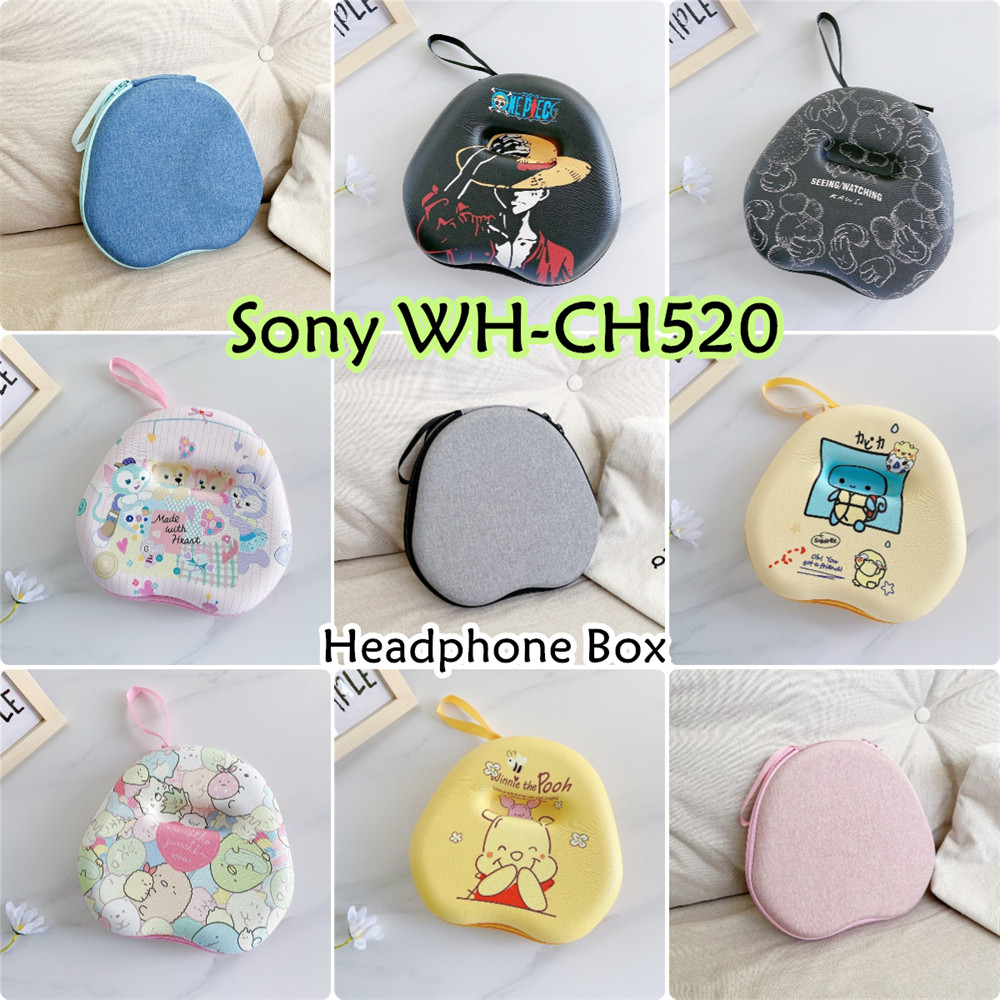 READY STOCK!นําไปใช้กับ Sony WH-CH520 เคส Case เคสหูฟัง การ์ตูนน้ําเย็น ซิลิโคนนุ่ม เคส เคสหูฟัง