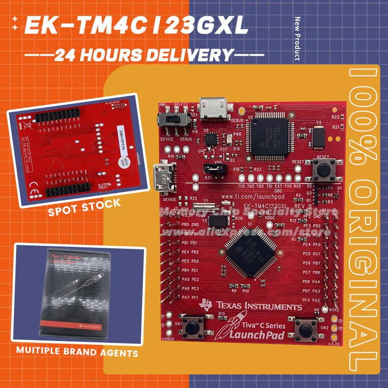 1ชิ้น/ล็อต! EK-TM4C123GXL บอร์ดพัฒนา Tiva C TM4C123GH6PM LaunchPad นําเข้าใหม่