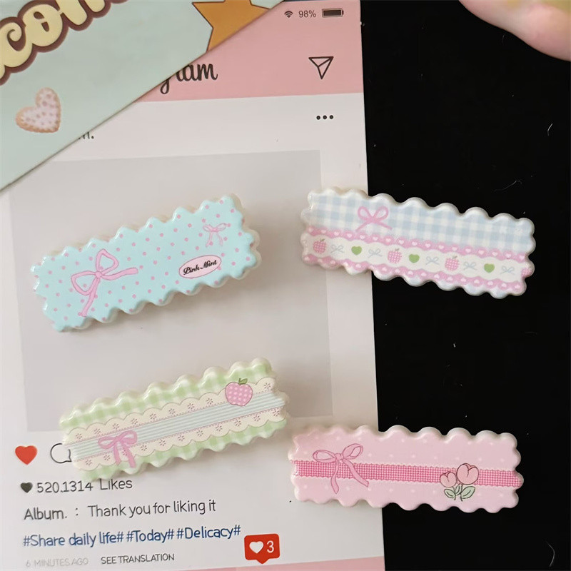 สาวคลาสสิกอะคริลิเรขาคณิตดอกไม้กิ๊บกุทัณฑ์
